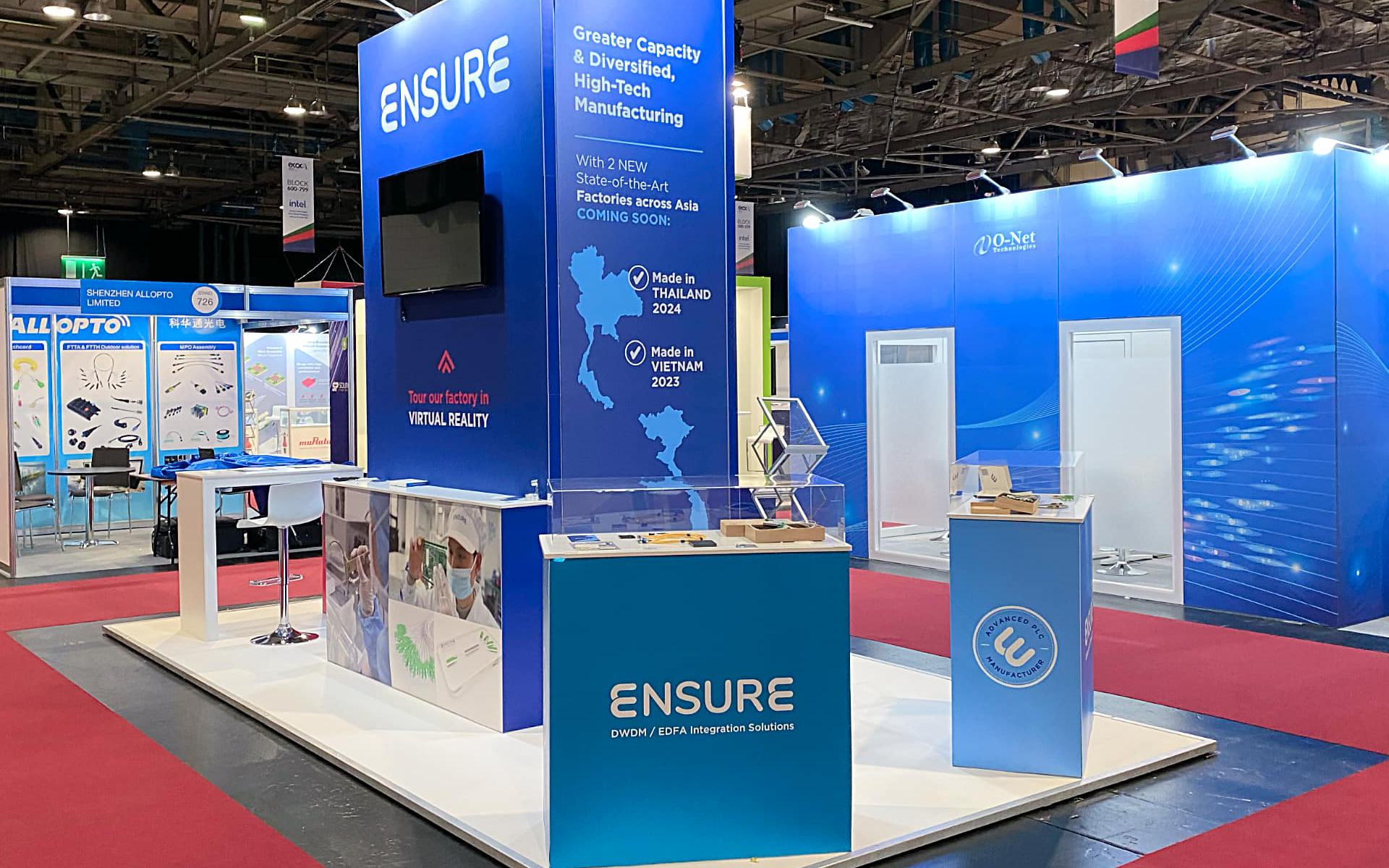 Ensure island exhibition stand